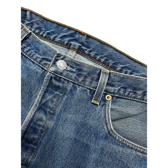 Levi's  501XX Blue Denim Jeans Mens 38x33 (Fits 34x30)  Made in USA Vintage 90s - Picture 14 of 15